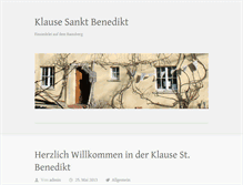 Tablet Screenshot of klause-st-benedikt.de
